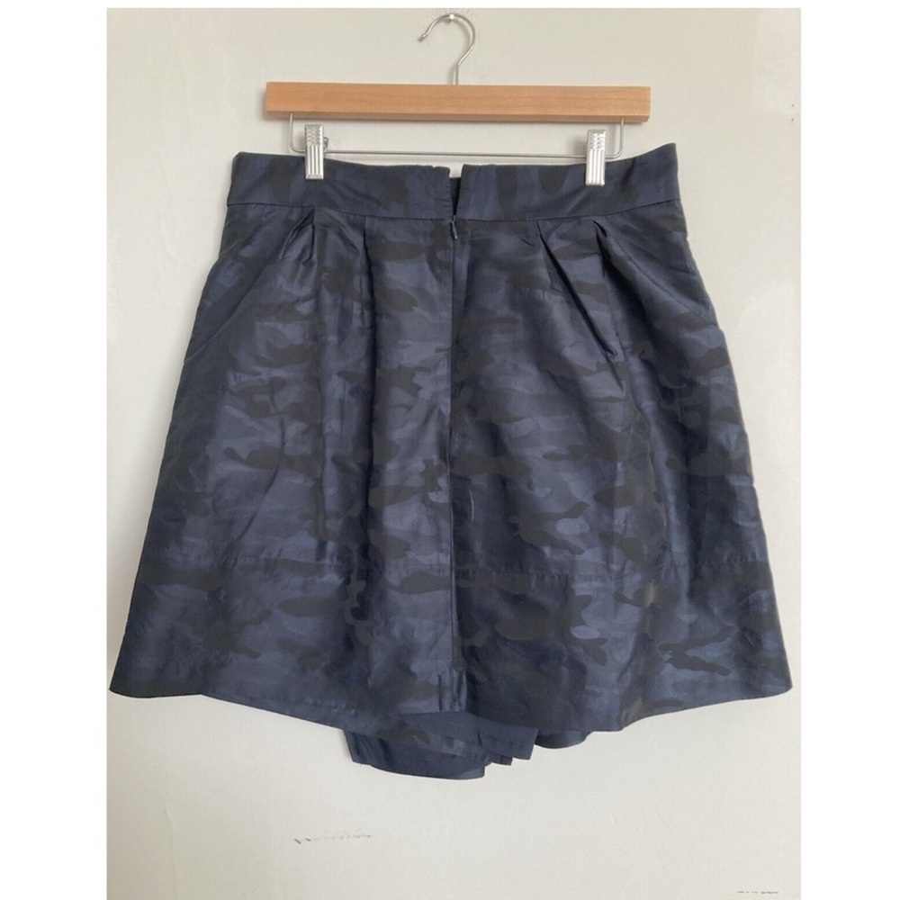 Camouflage Women's Skirt camo navy black print banana republic 14